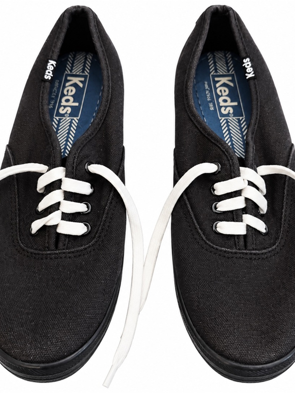 Keds Champion Originals Black Canvas Sneakers Women’s 5.5 WF24700
